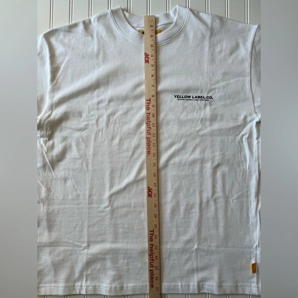 Yellow Label Co. Essentials T-Shirt - White - Size Large - Picture 5 of 8